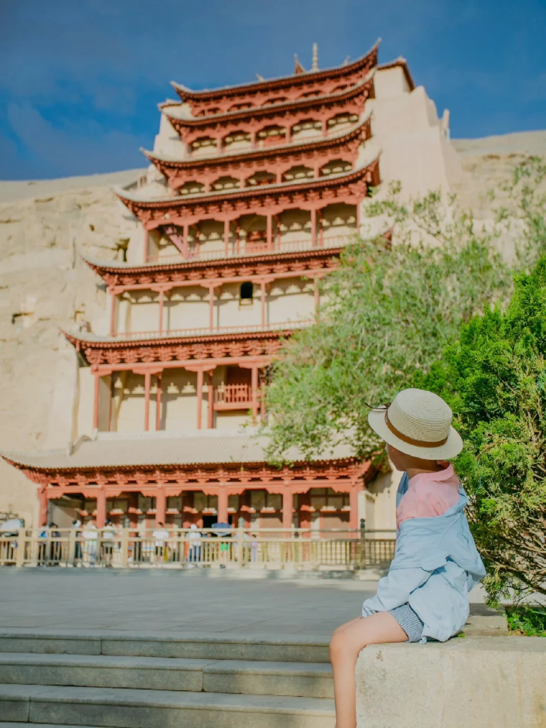 人生建议：带娃去敦煌，一定要7-8月去❗️