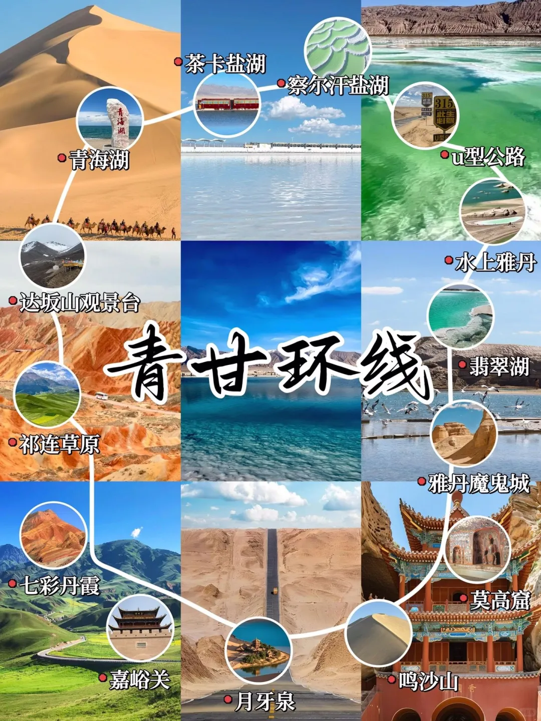 🚗 青甘大环线 2700公里浓缩80%中国地貌