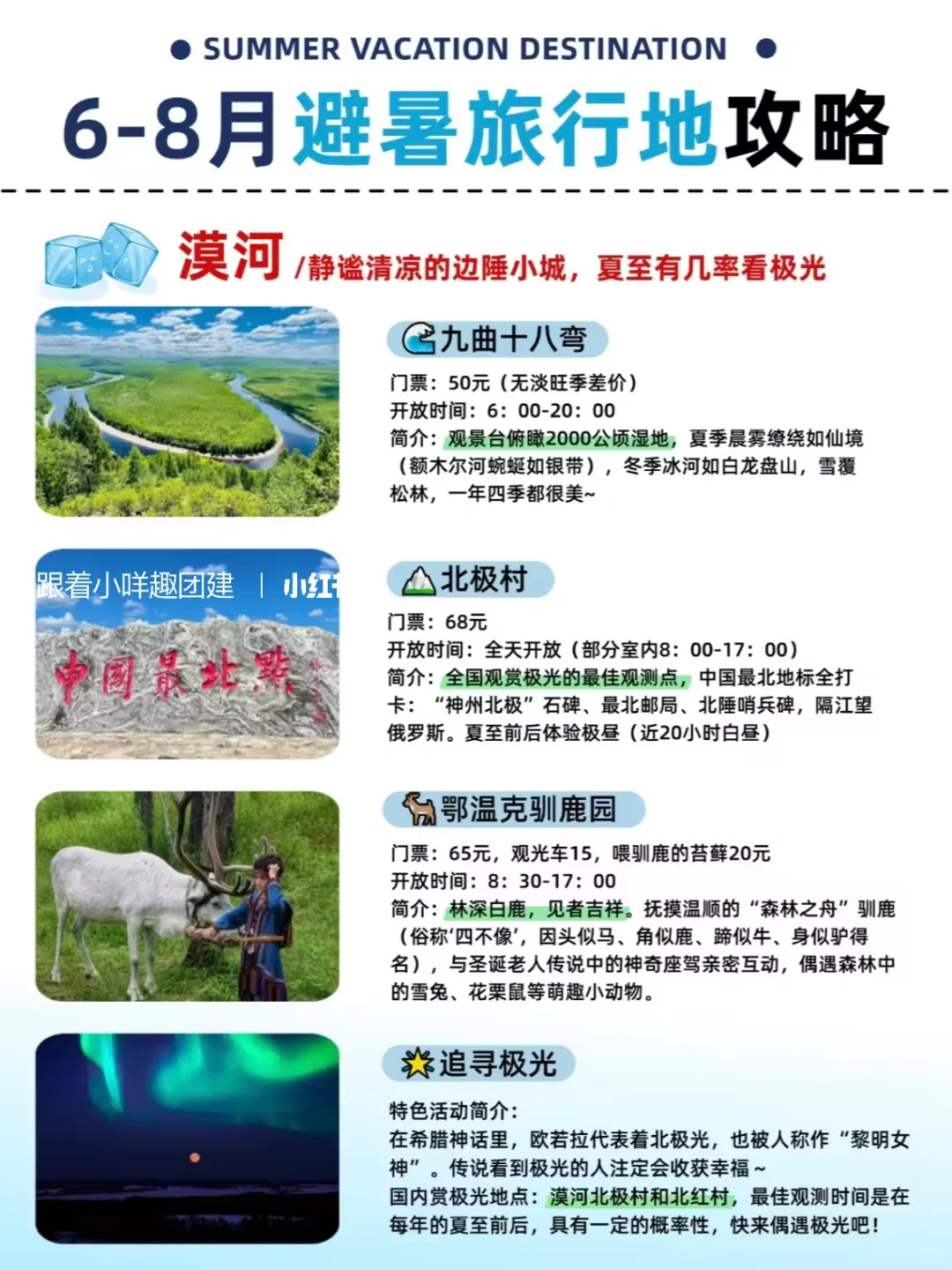 6️⃣-8️⃣月避暑天花板❄️6大亲子旅行圣地！