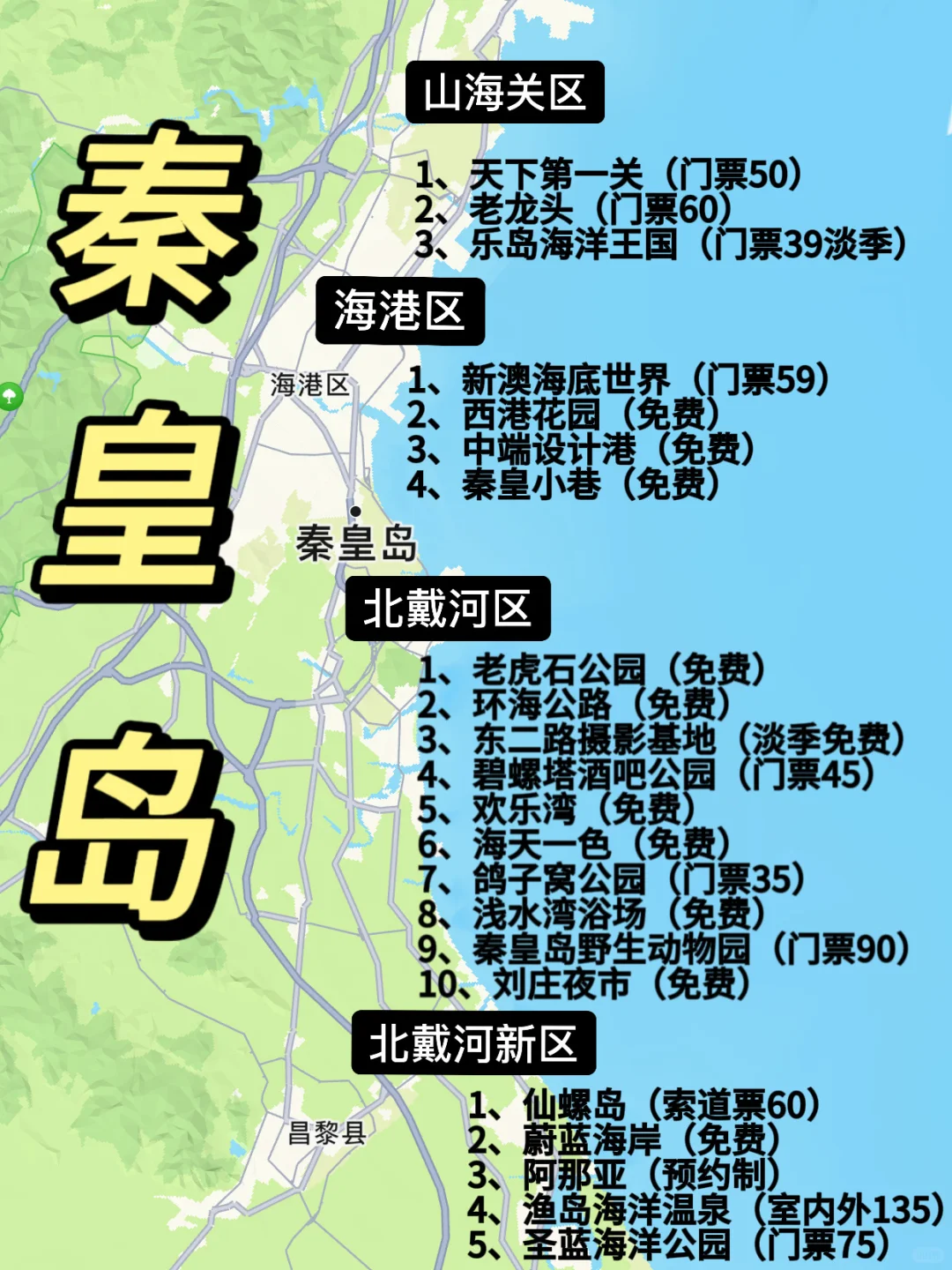 秦皇岛2天1晚｜4天3晚超详细攻略分享