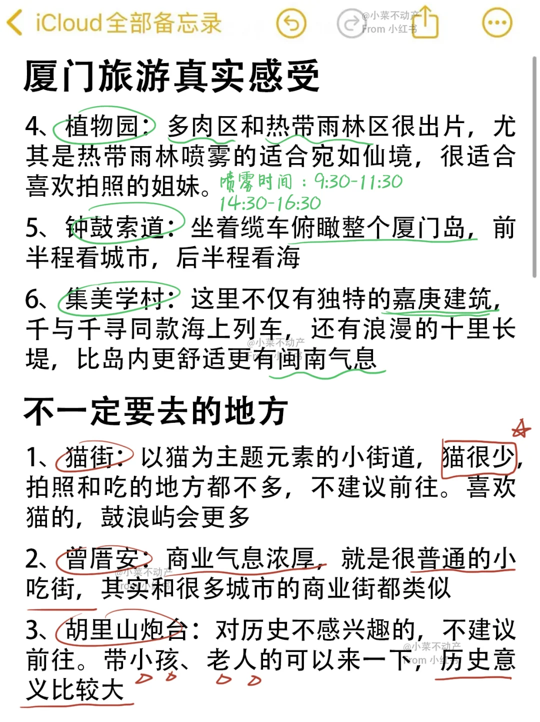 厦门旅游真实评价（仅个人意见&附攻略📋