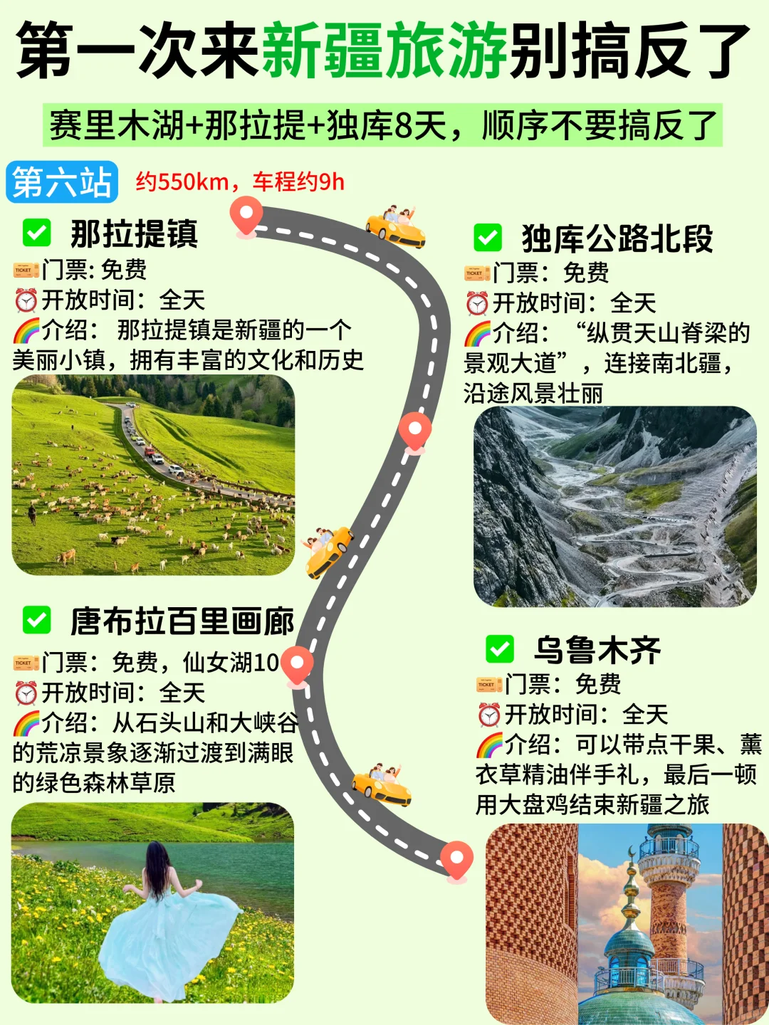 第一次去新疆旅游🔥8天7晚详细行程攻略