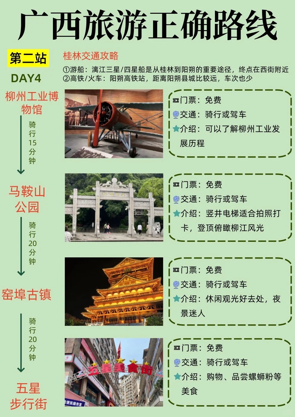 6-8月暑假去广西旅游，千万别把顺序搞反了
