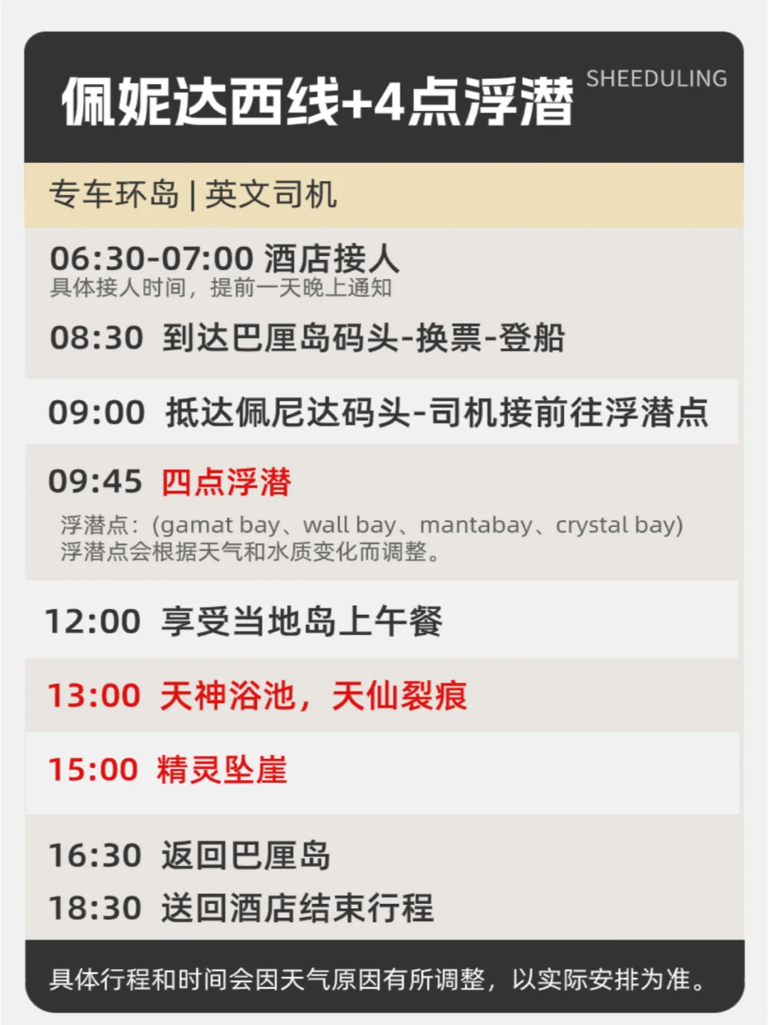 春节，打算去巴厘岛旅游的宝子们看过来！！
