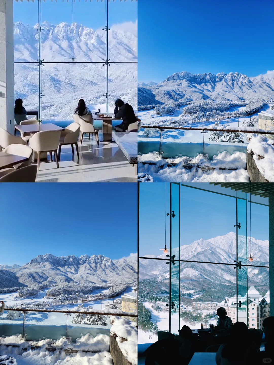 韩国冬天的小瑞士❄️冬季限定江原道雪景咖啡