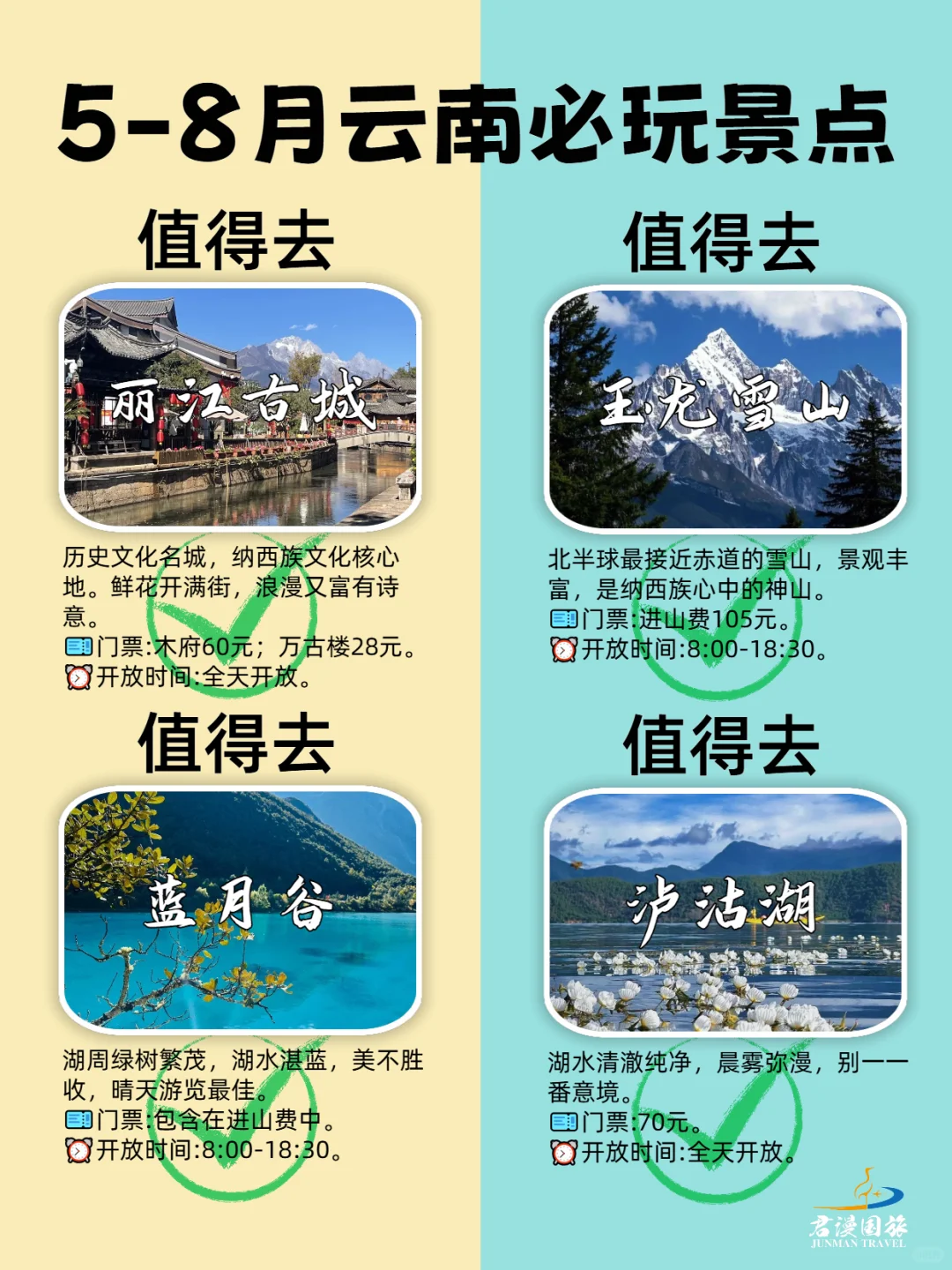 云南旅游景点必玩❓码住这篇不踩雷