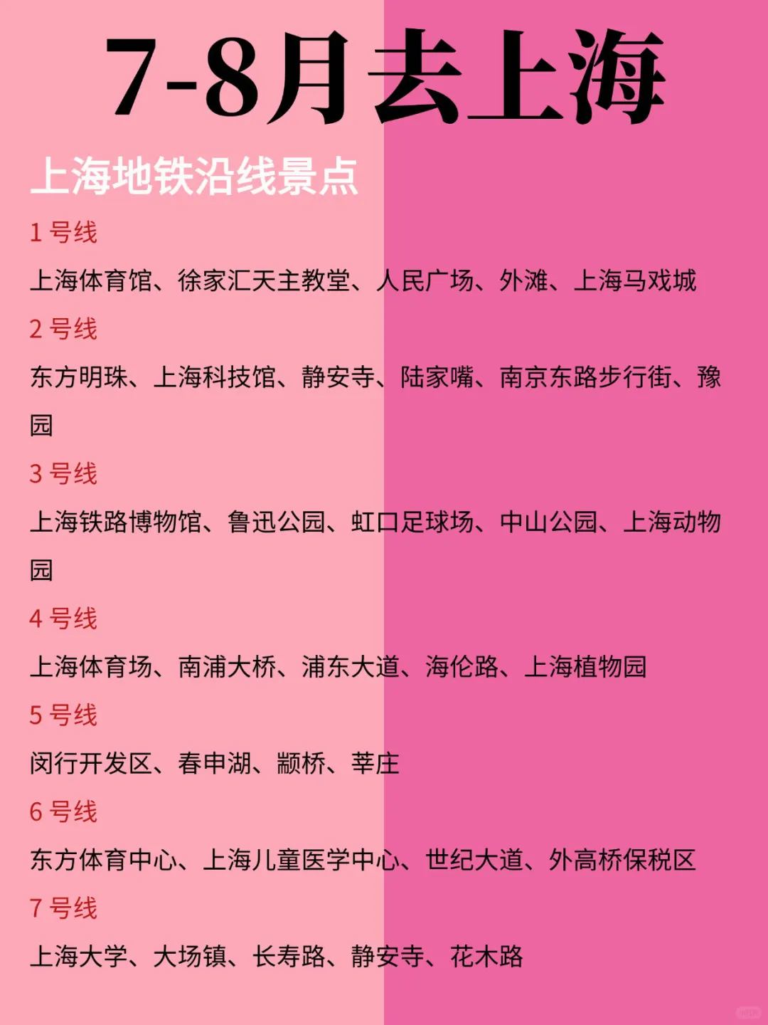 救命！7-8月去上海的人一定要看这份攻略❗