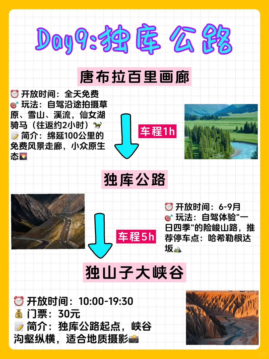 7-9月新疆旅游路线✅不做攻略=白来
