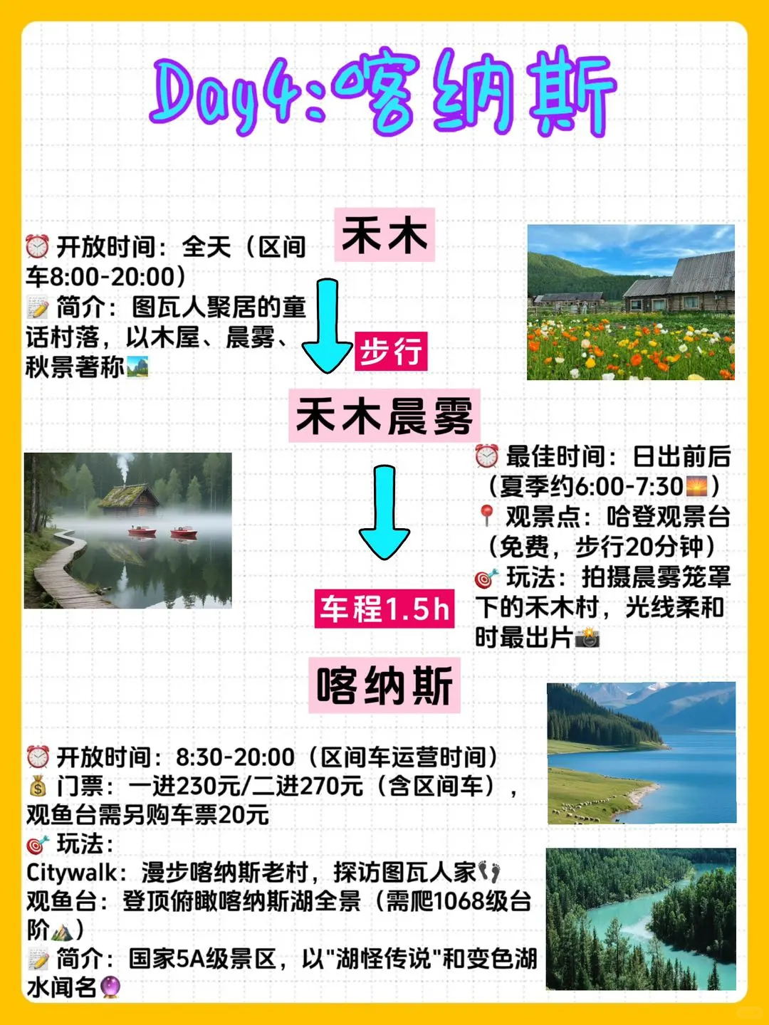 7-9月新疆旅游路线✅不做攻略=白来