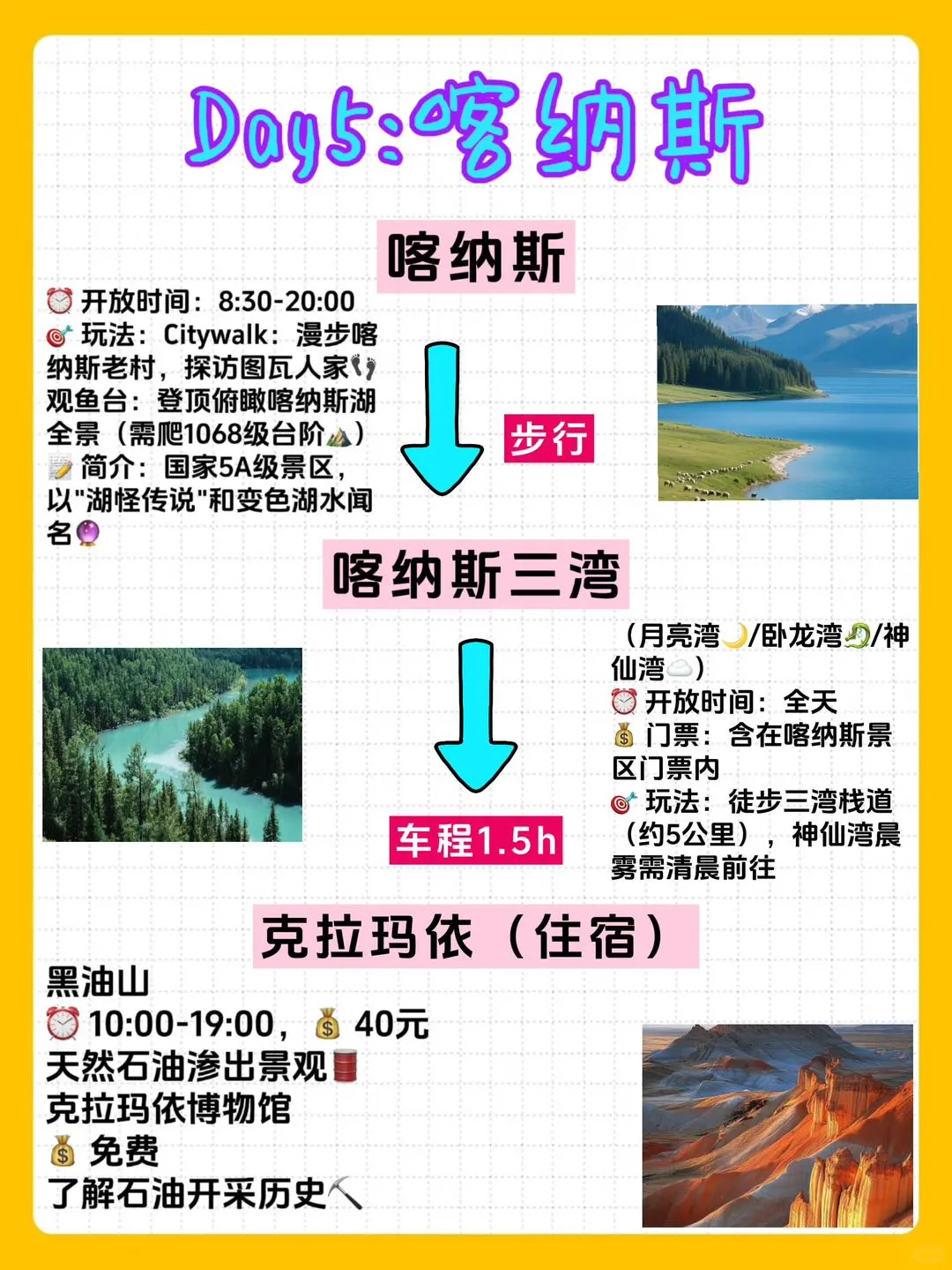 7-9月新疆旅游路线✅不做攻略=白来