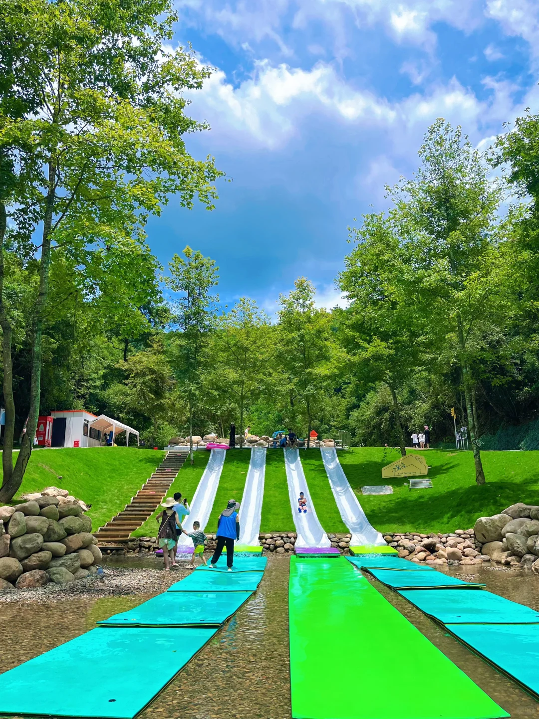 南京自驾2h❗️发现一个清凉的山泉水乐园