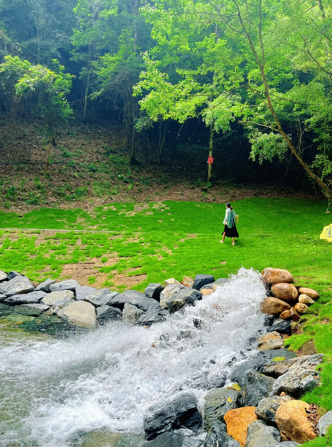 南京自驾2h❗️发现一个清凉的山泉水乐园