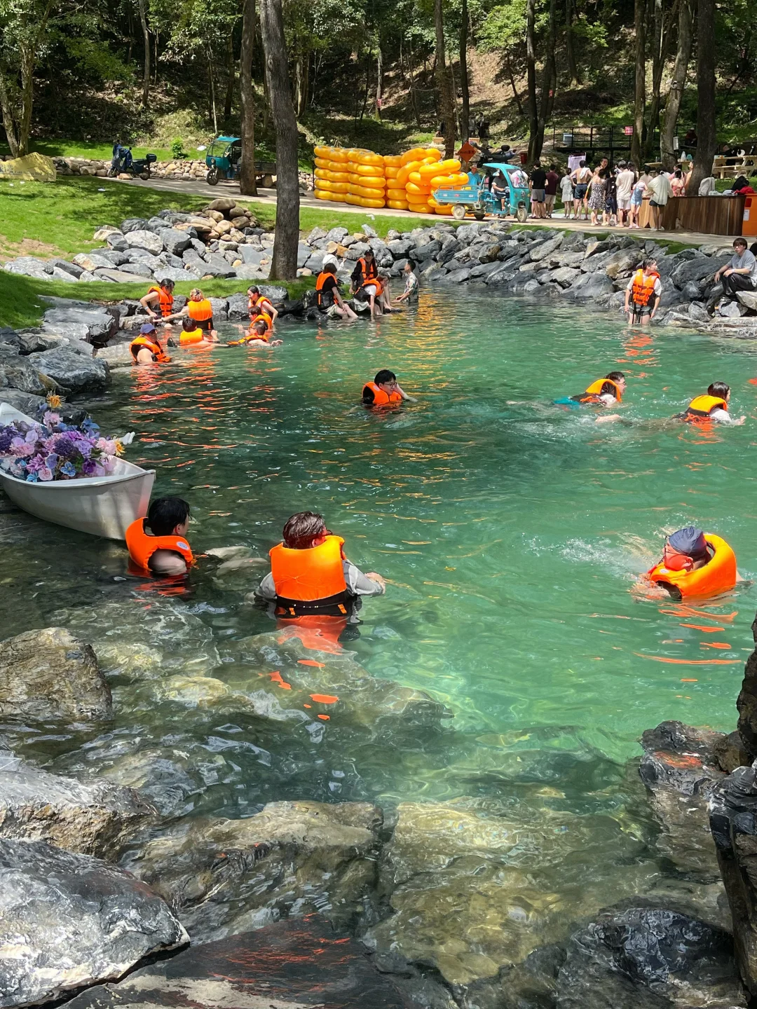 南京自驾2h❗️发现一个清凉的山泉水乐园