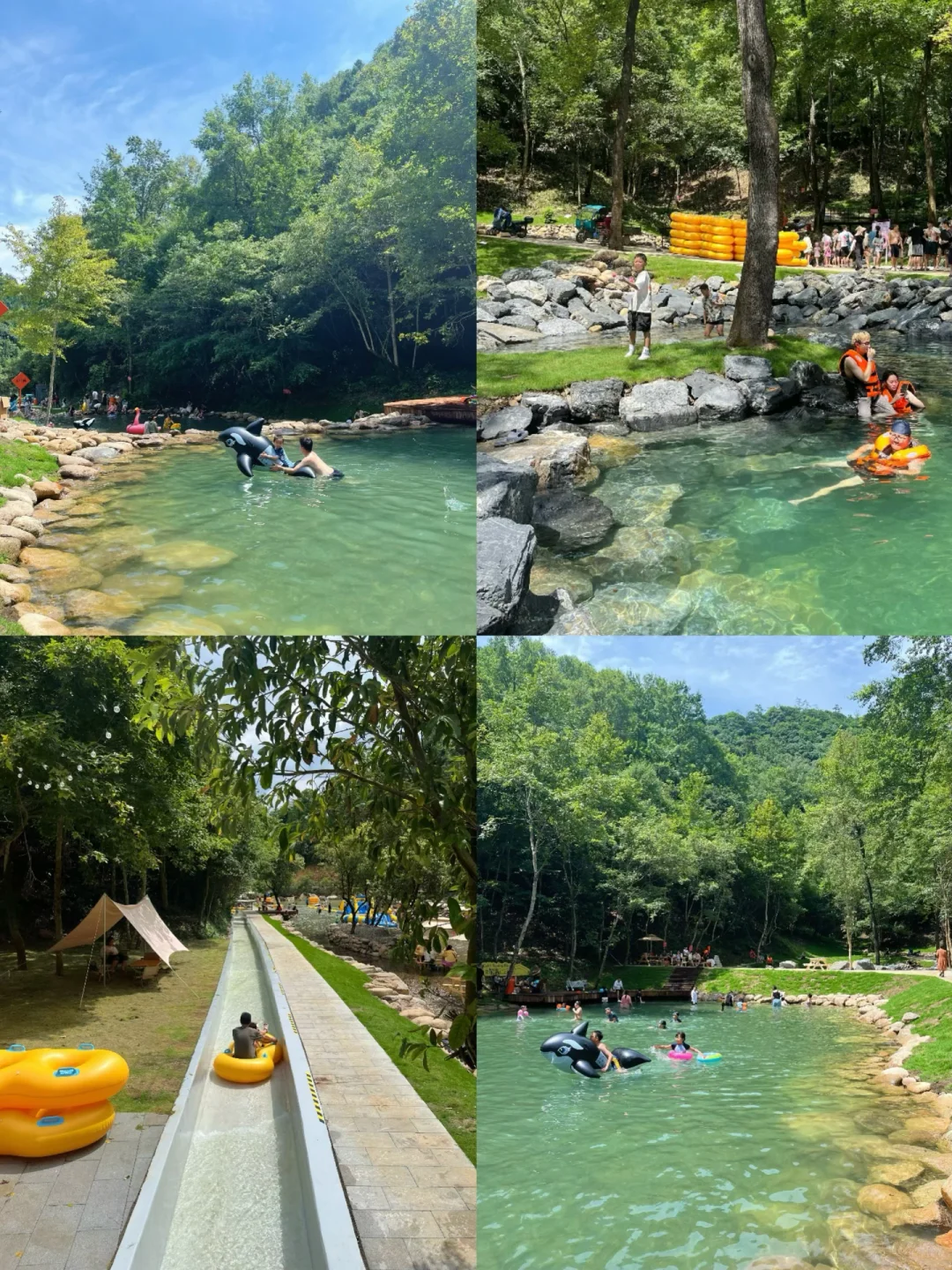 南京自驾2h❗️发现一个清凉的山泉水乐园