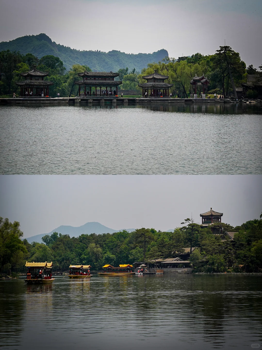 避暑山庄，澹泊敬诚楠木殿，烟波致爽烟雨楼