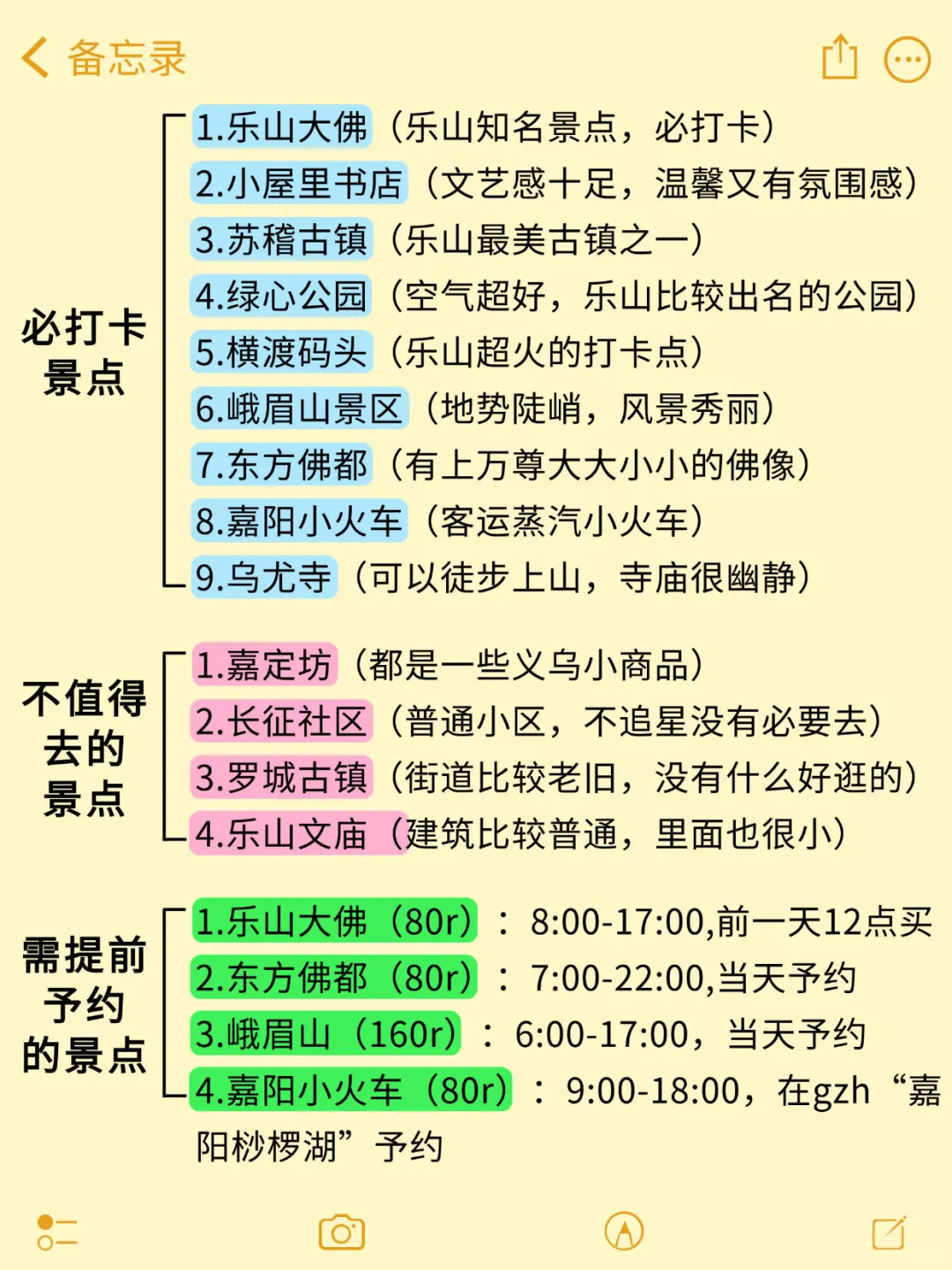 暑假要来乐山旅游不看这篇攻略‼小心被宰..