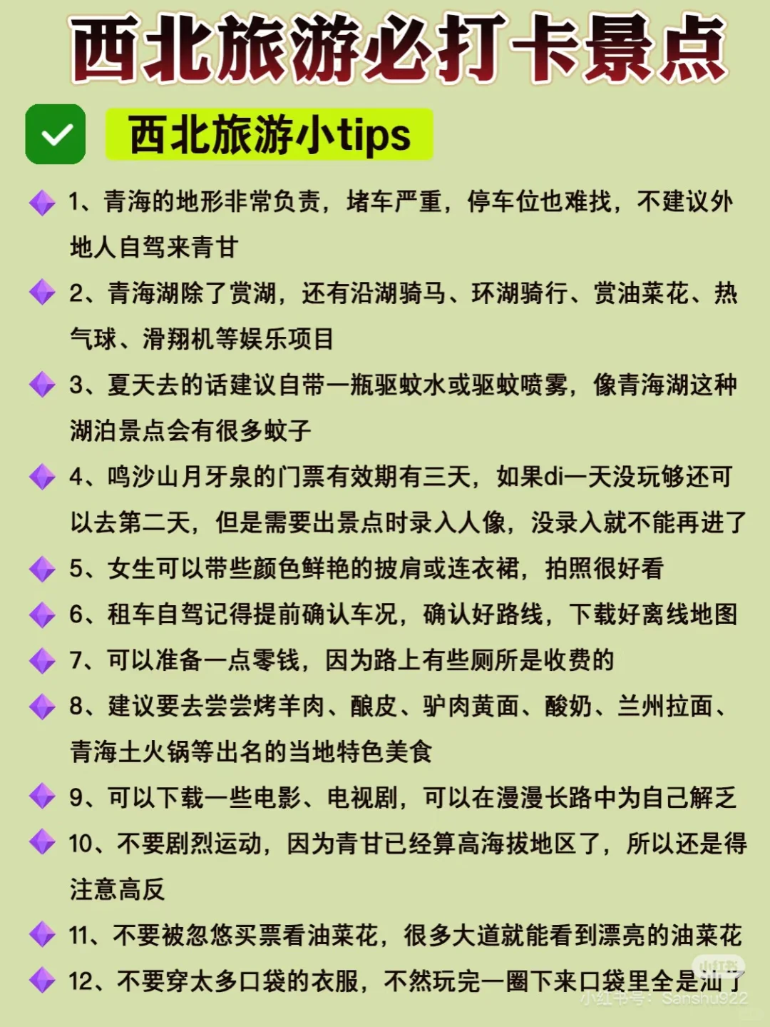 大西北旅行