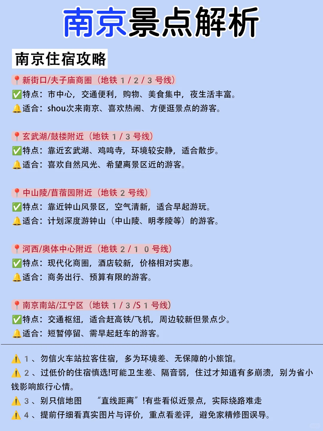 熬夜总结的南京景点排行榜
