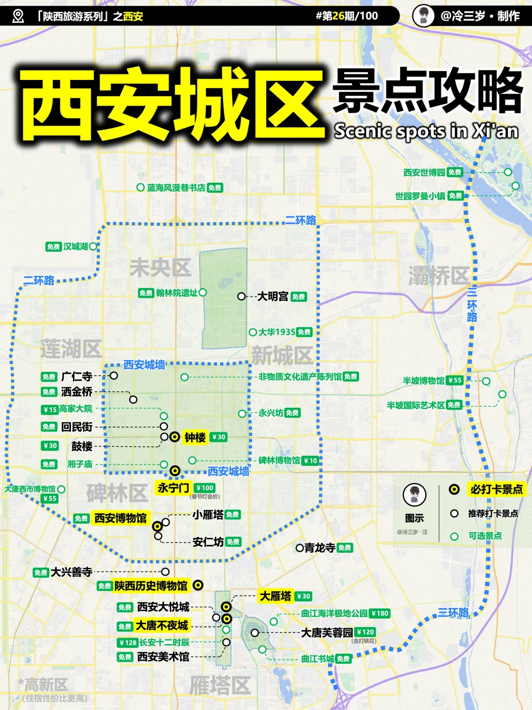 这份西安旅游攻略，拿出来应该是相当炸裂的