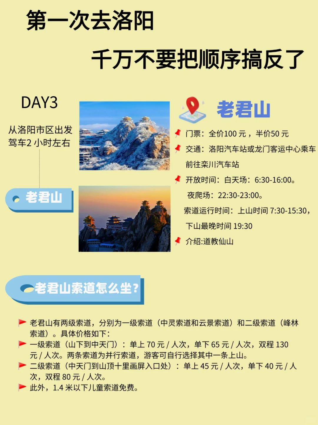 洛阳📍3天保姆级旅游攻略，它来了！！