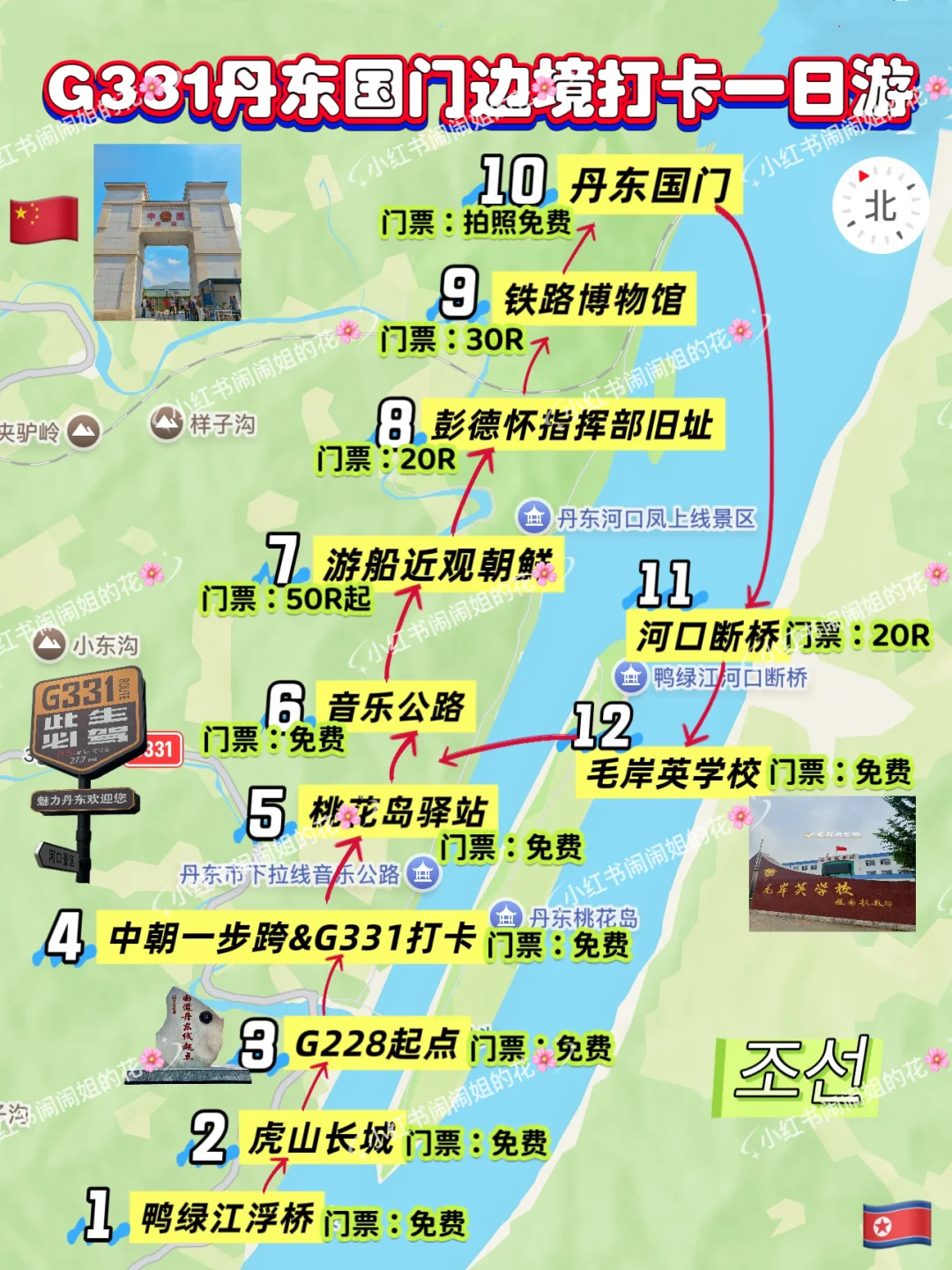 暑假丹东国门一日游攻略｜打卡G331最美边境