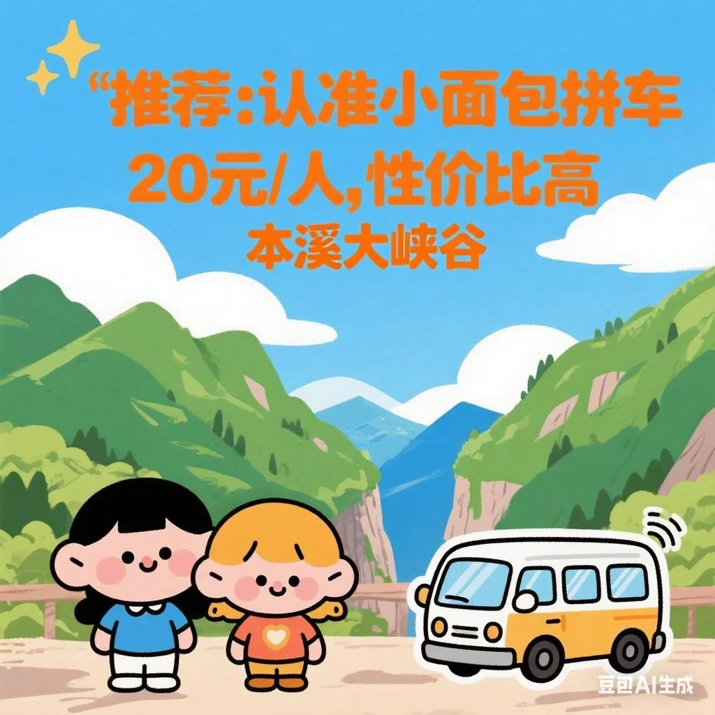 保洁级本溪非自驾旅游攻略，看这里‼️