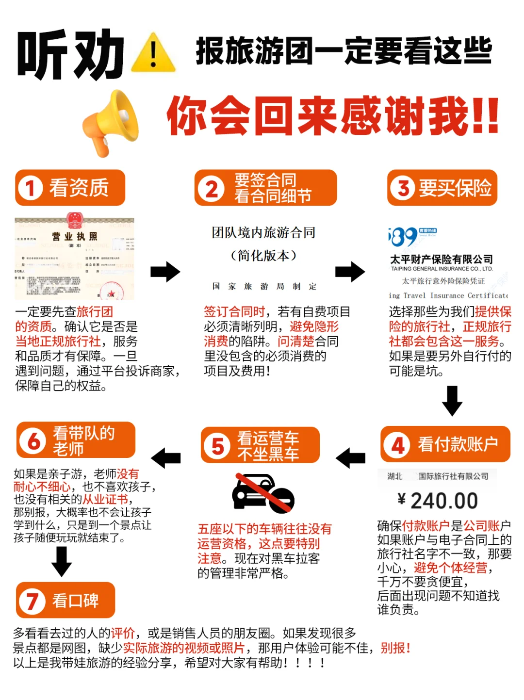 别傻了，报旅游团一定要注意这7个细节！！