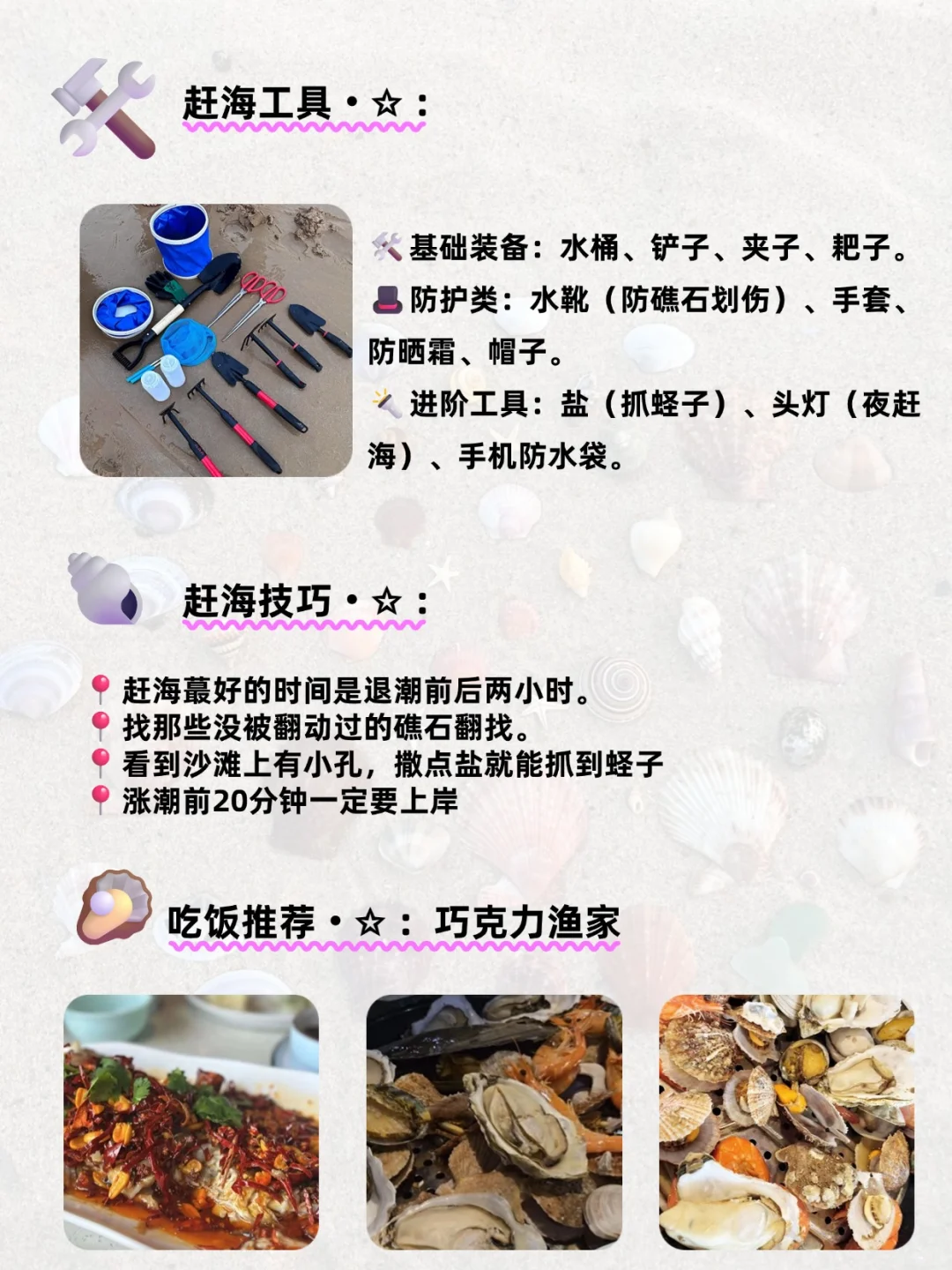 🐚日照捡贝壳地点（本地人未必知道）