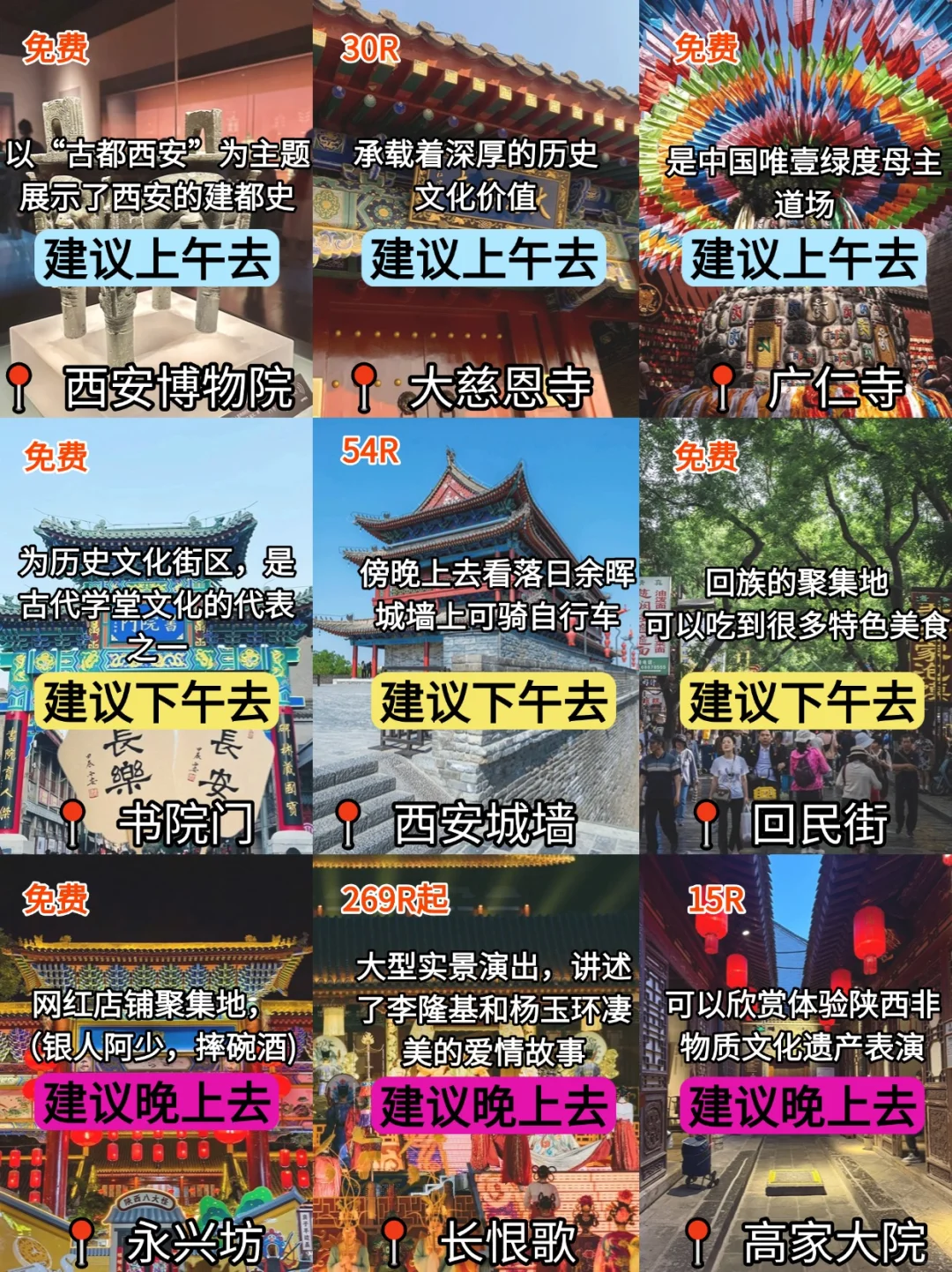 7-8月西安最新景点游玩攻略！轻松玩不绕路