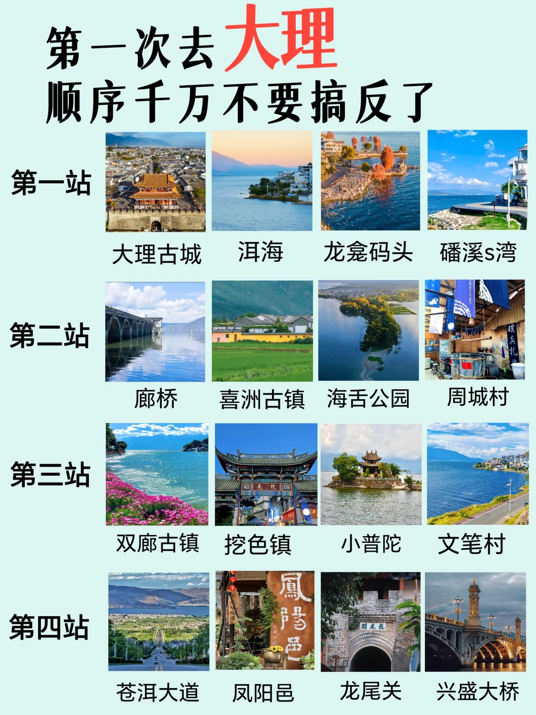 本人熬夜整理了一份很实用的大理旅游攻略