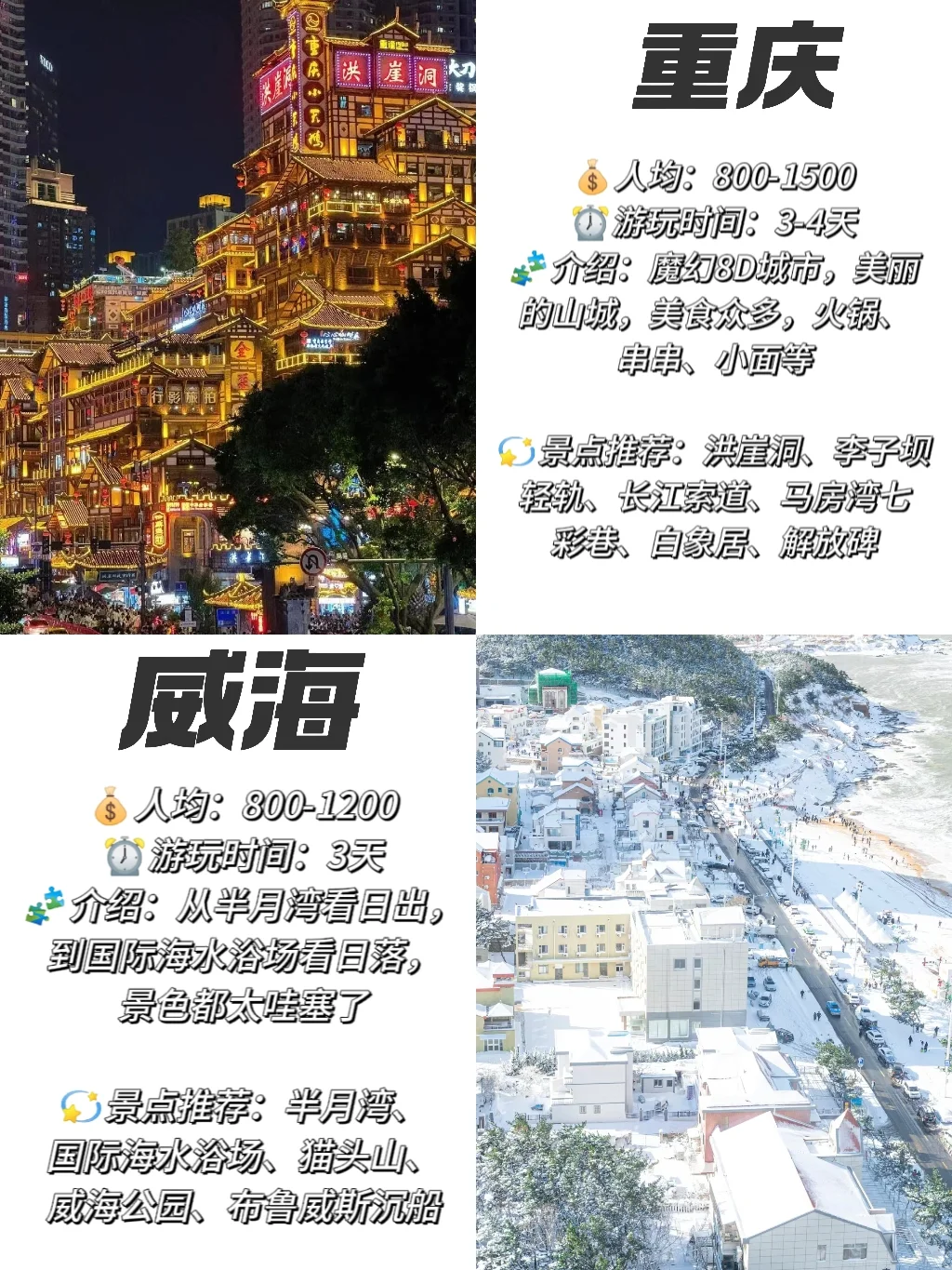 假期出游首选❗超好玩的 12 个城市推荐来啦