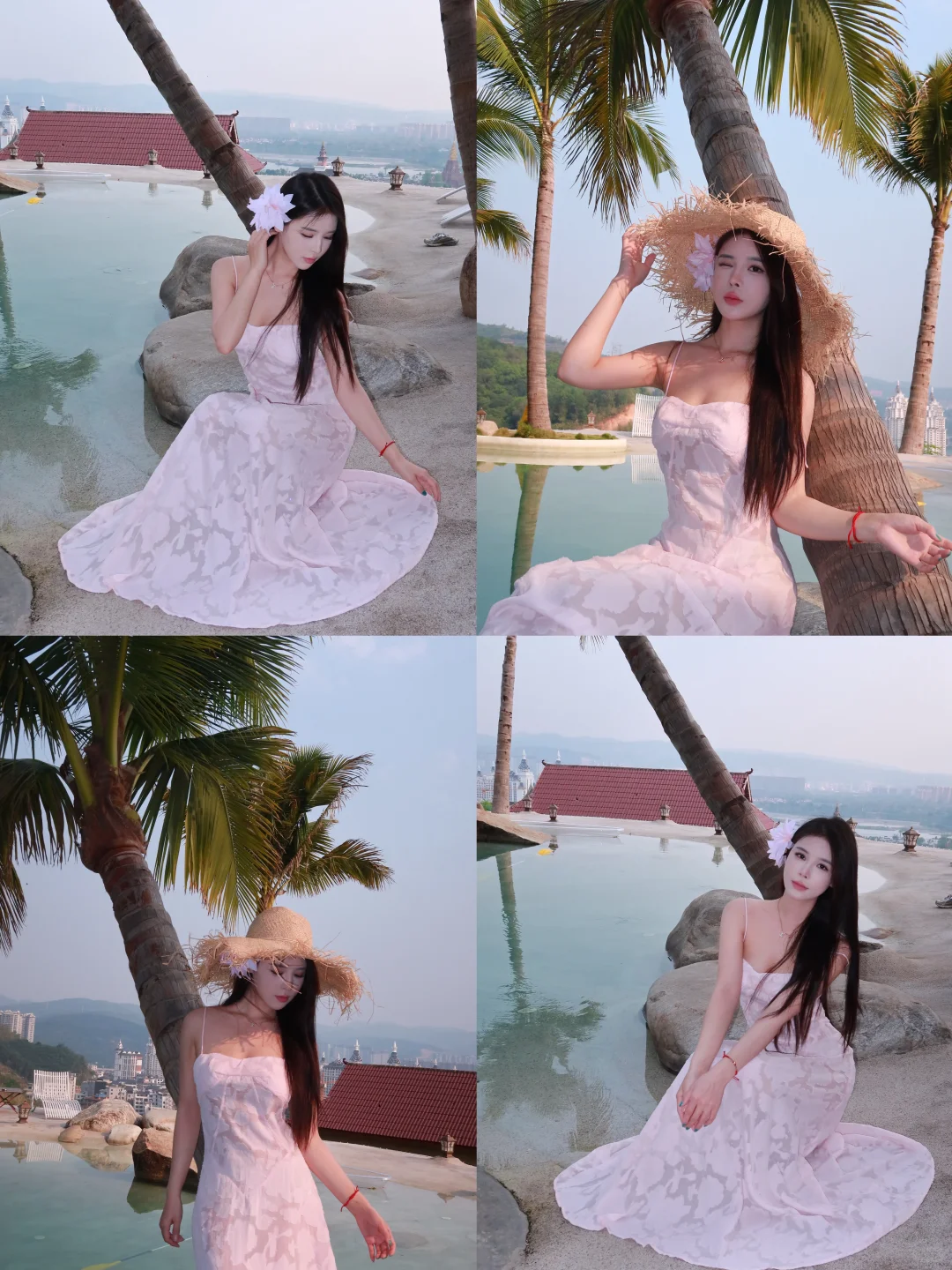 🌴薄荷绿泳池“不是马尔代夫，却胜似马尔代夫