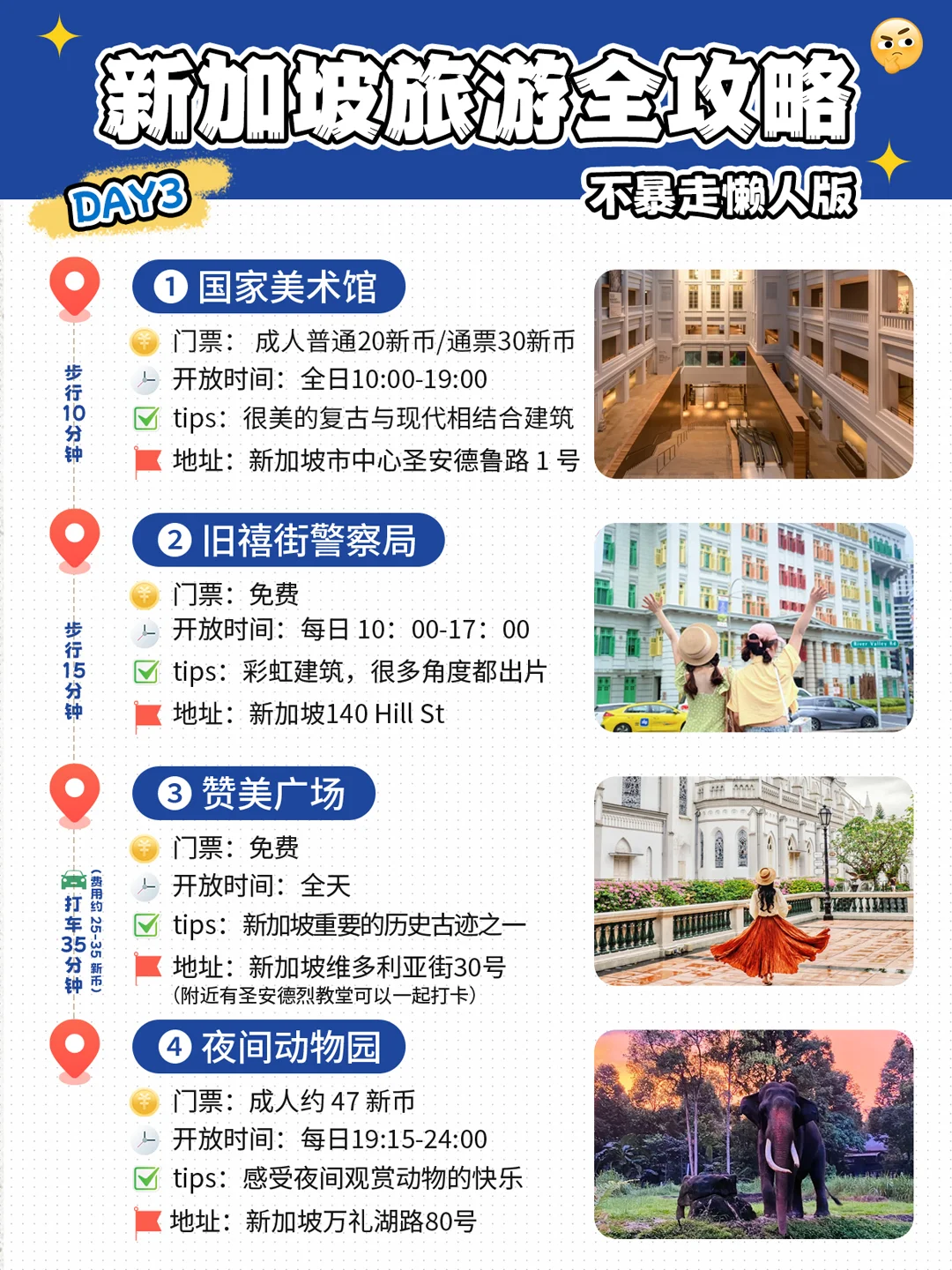 新加坡旅游攻略（懒人版）丨出行必看