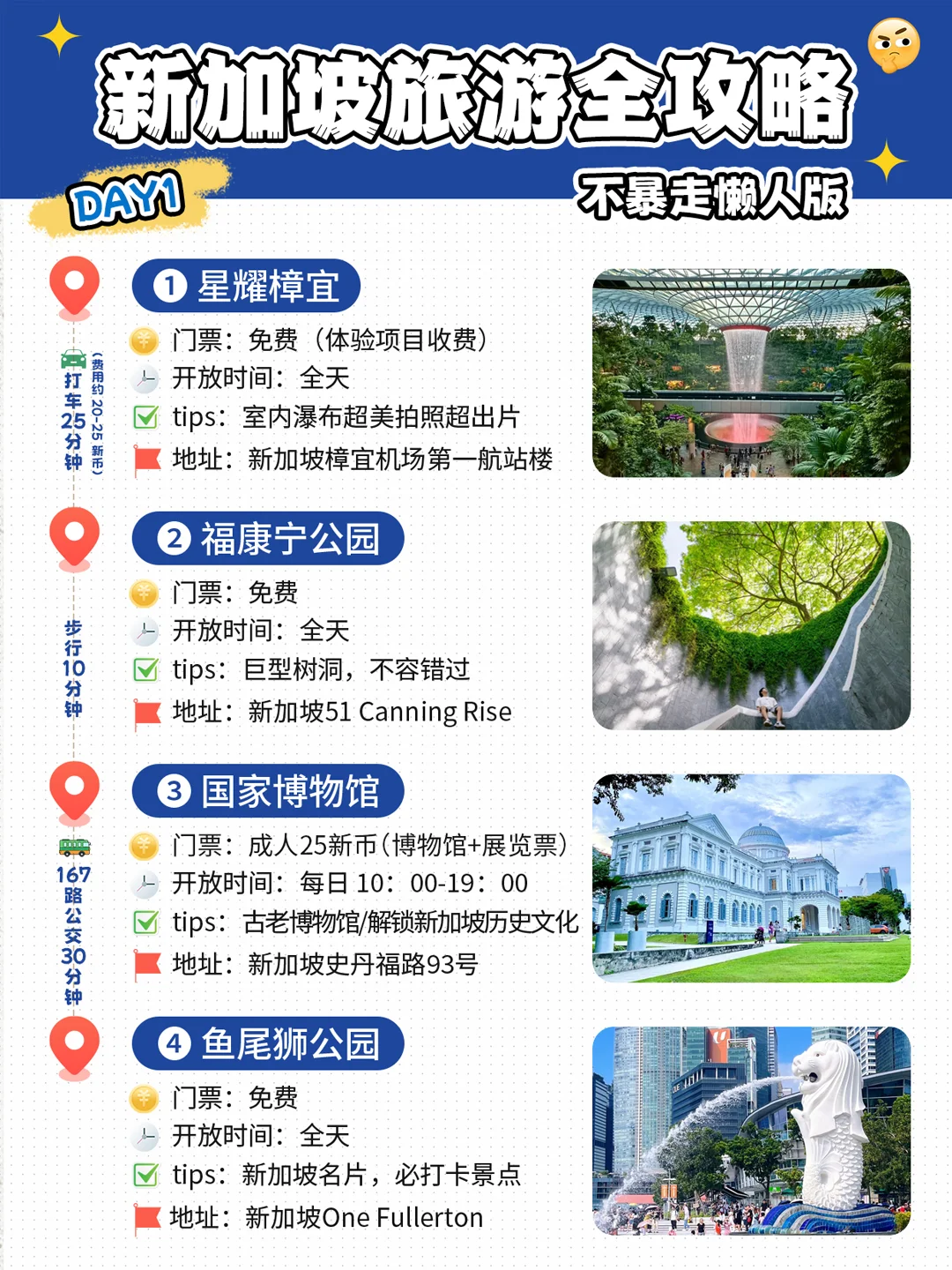 新加坡旅游攻略（懒人版）丨出行必看