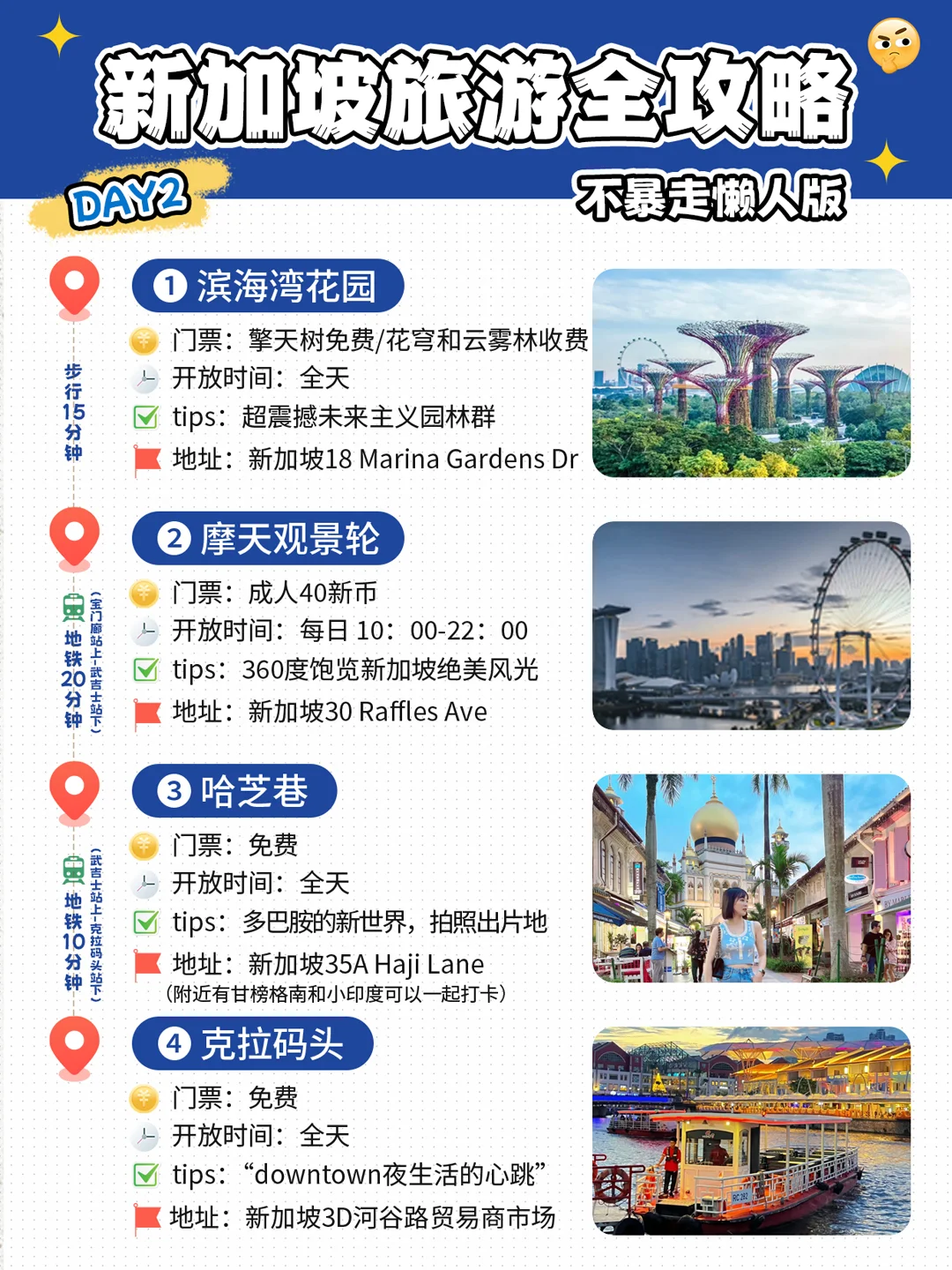 新加坡旅游攻略（懒人版）丨出行必看