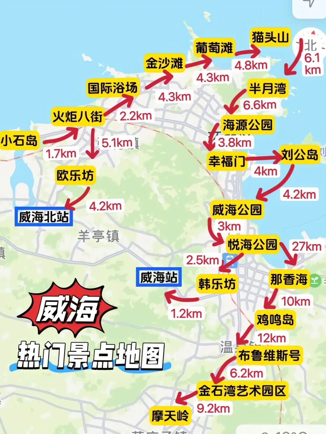 威海旅游攻略来啦，浪漫的尽头是威海！