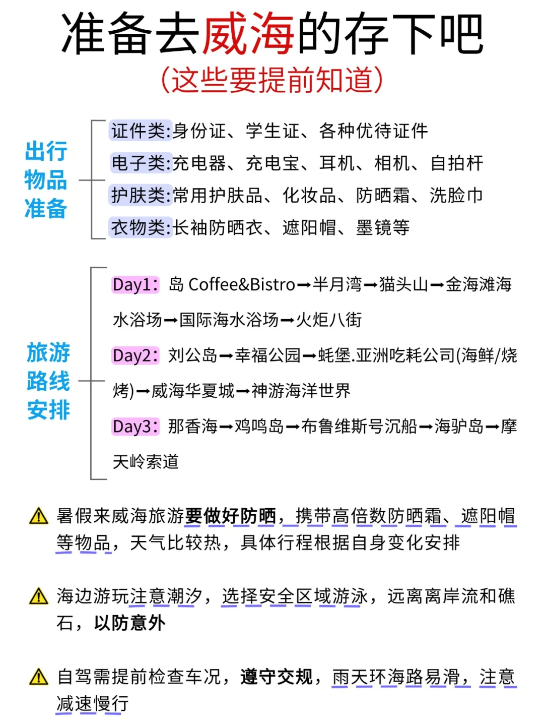 7-8月要来威海的注意了，来之前一定要看的！