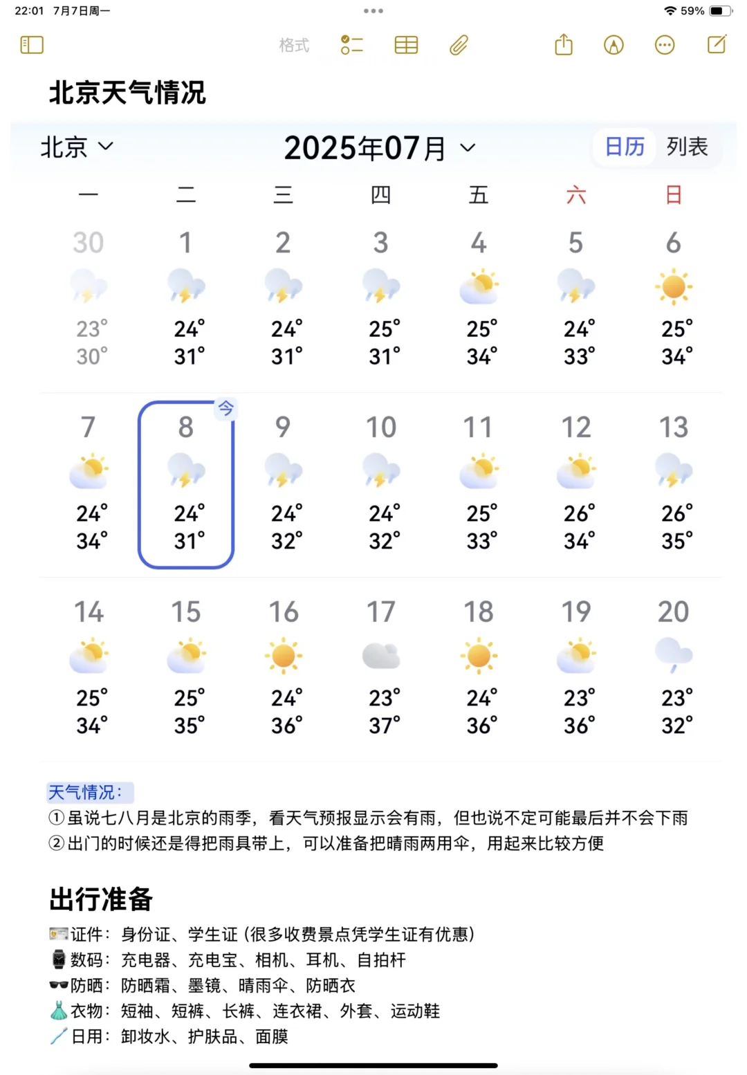 本人做的北京旅游攻略已经next level了……