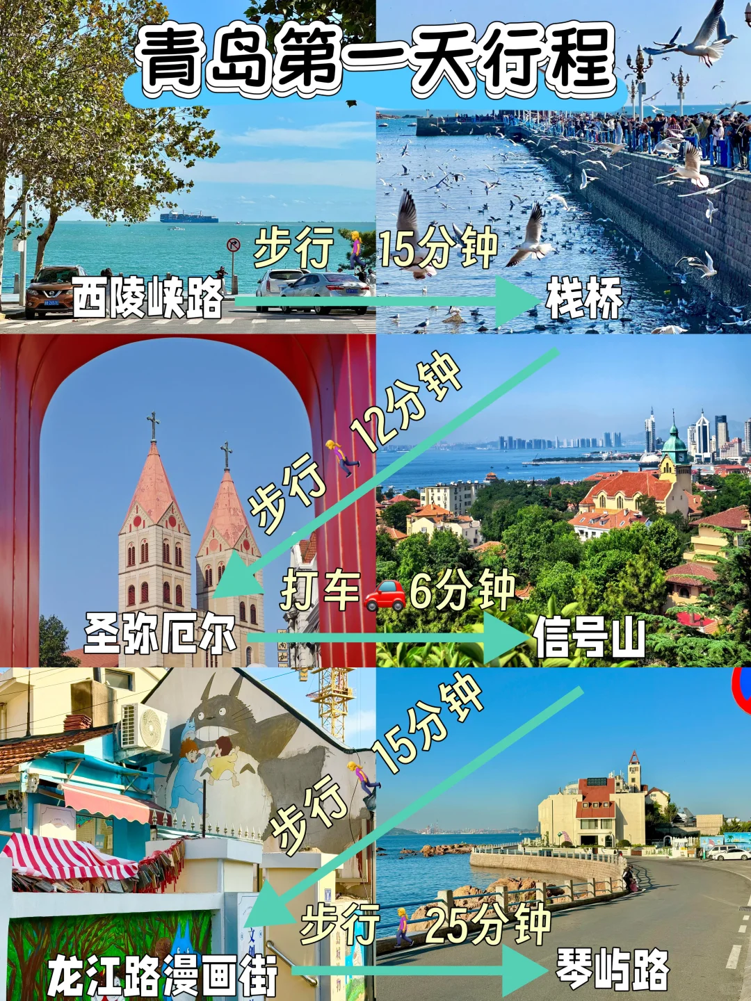 青岛📍三天两夜｜不绕路版保姆级逛吃攻略‼️