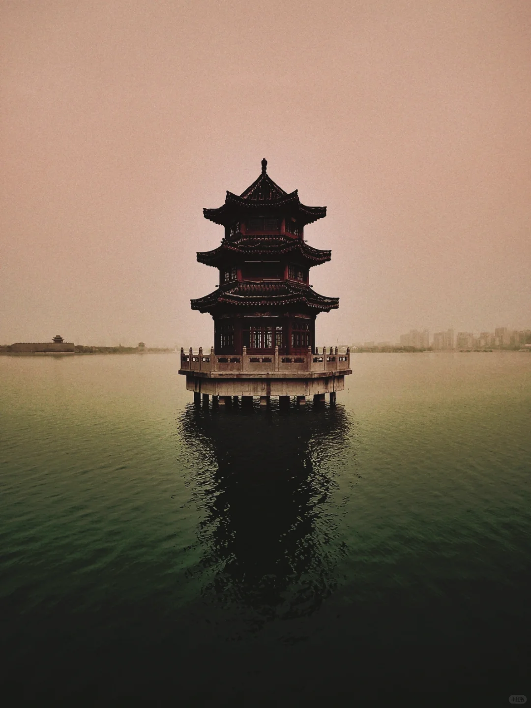 我国唯1⃣一座泡在水里的古城【东昌府】