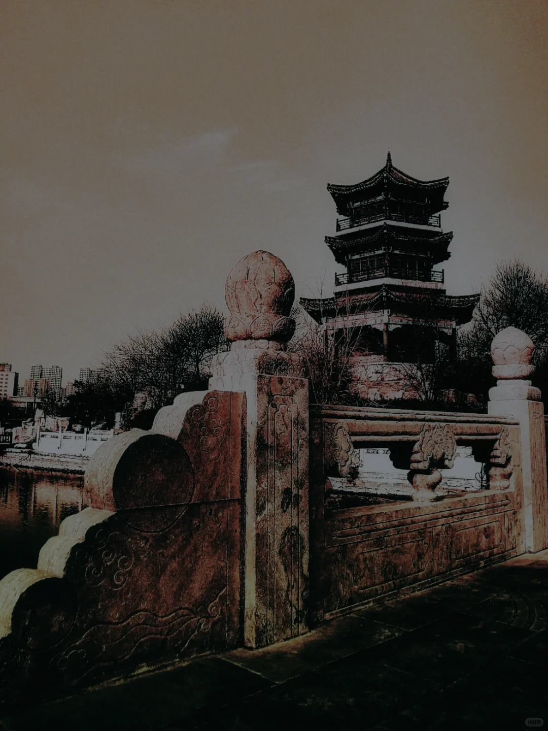 我国唯1⃣一座泡在水里的古城【东昌府】