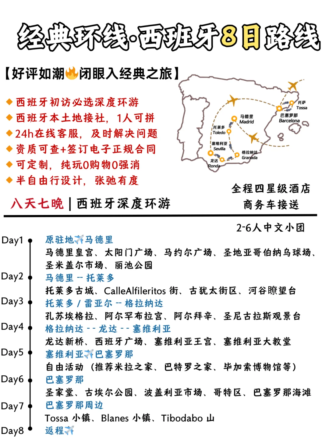 西班牙旅游必存！热门景点信息全攻略