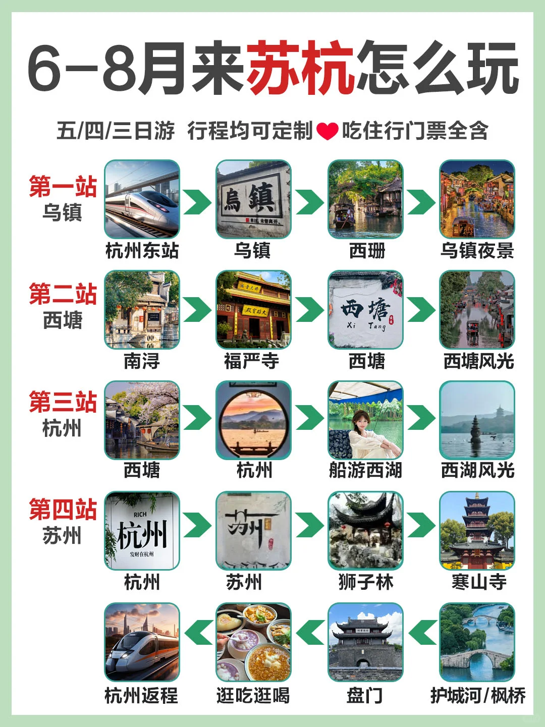 苏杭旅游攻略🔥带家人游玩4天仅需800+