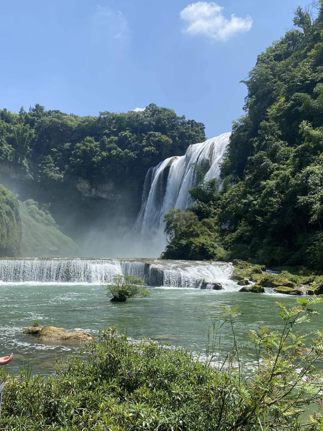 日行两万步 终于到了黄果树