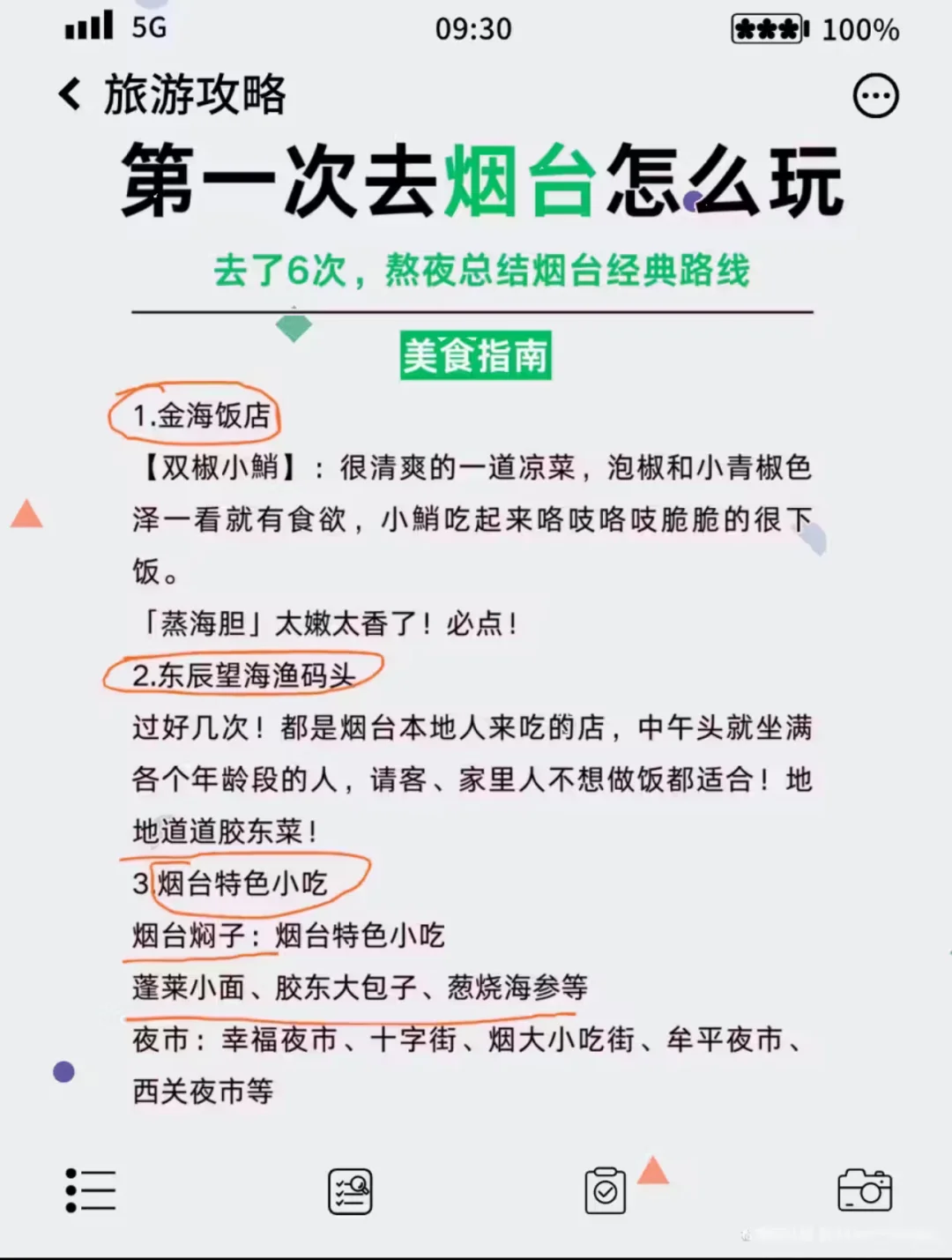 烟台3日游超全攻略/去了6次总结的经典路线