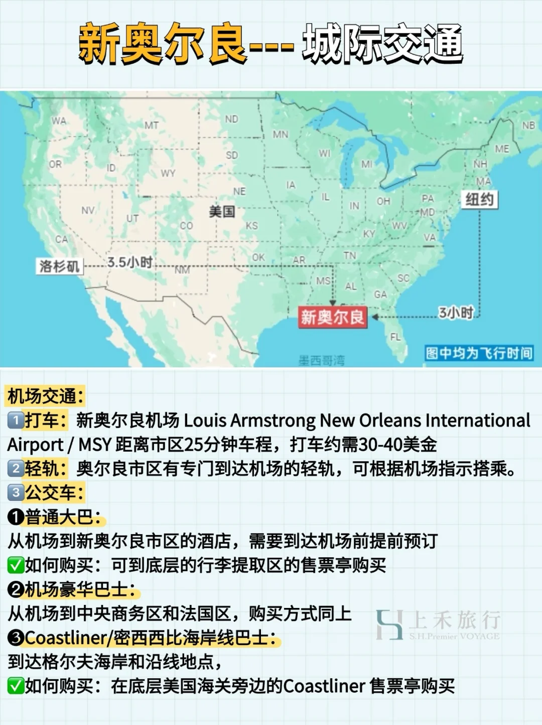 新奥尔良NOLA 4天3晚，无废话攻略🤩