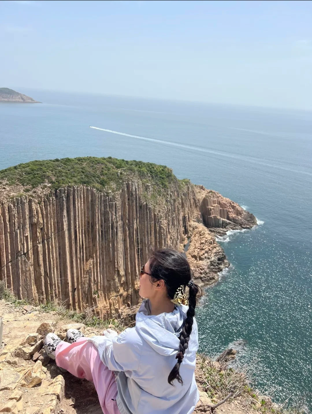 海边徒步看风景