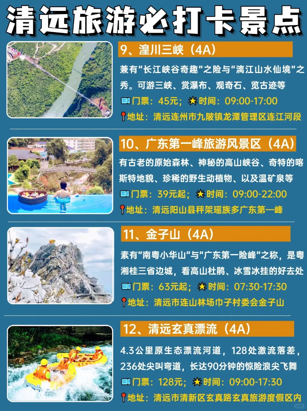 清远旅游|4天3晚，必打卡景点＆美食攻略