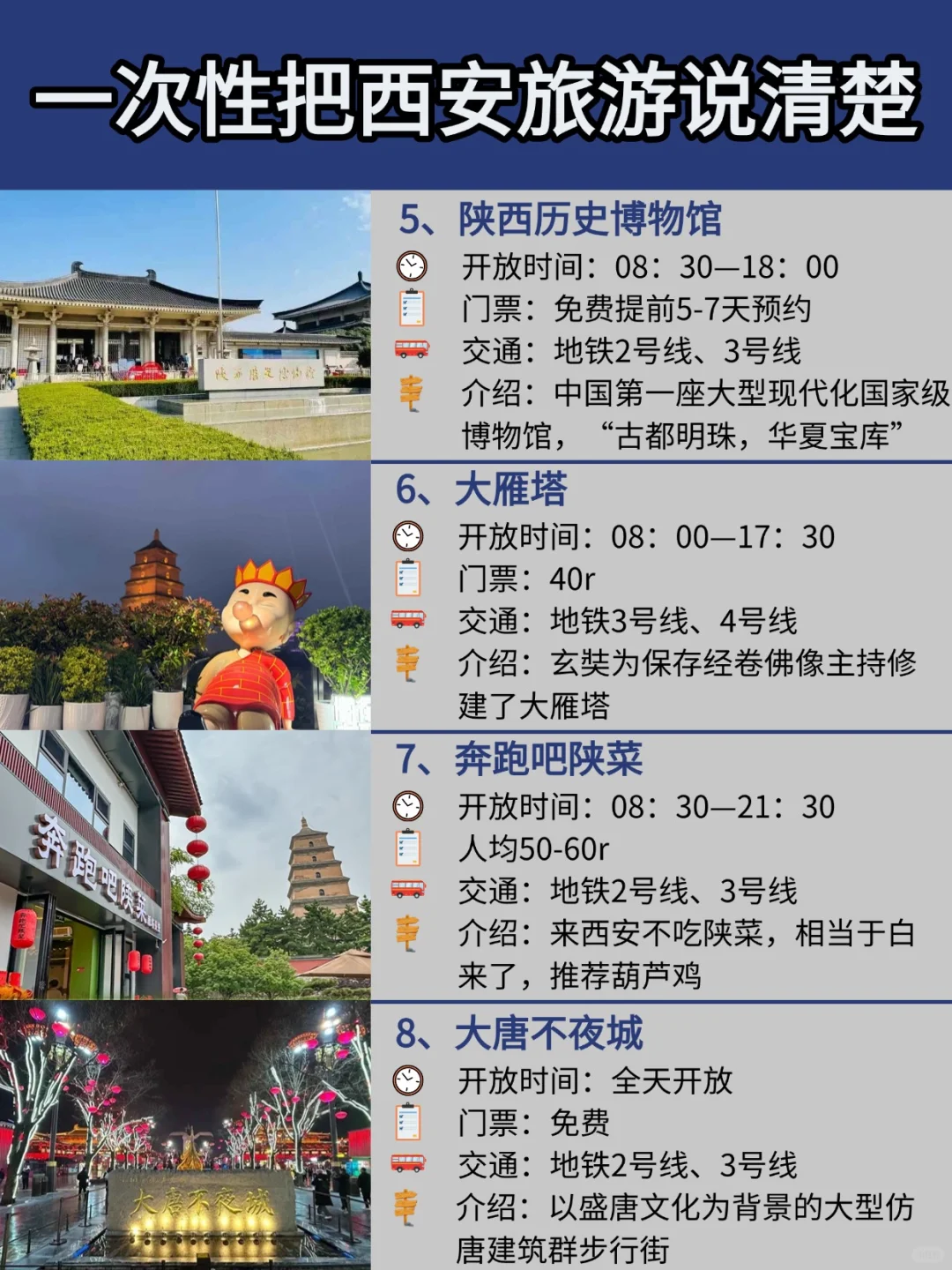 🗺熬夜整理西安热门景点｜附游玩攻略1