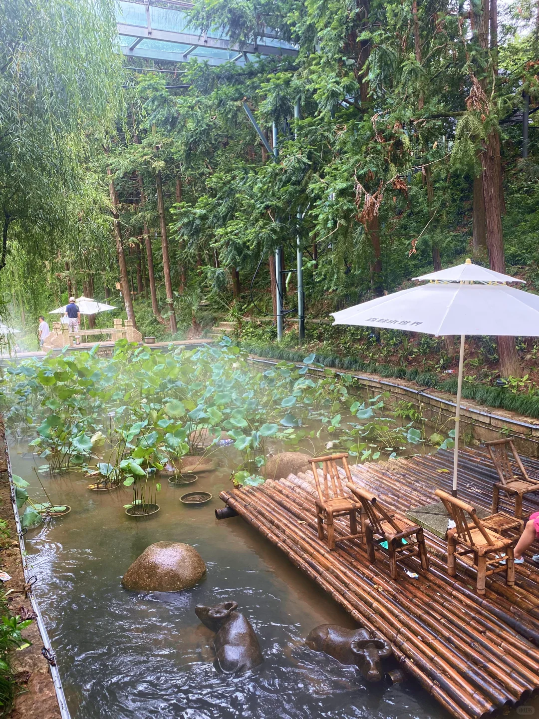人在湖州城山沟玩水，KPI过两天再说